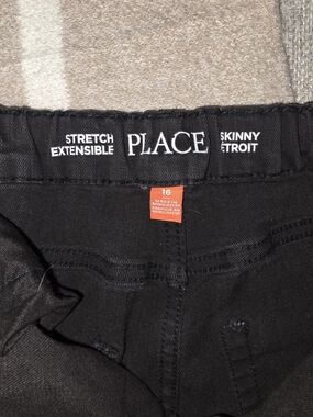 The Children's  Place Boys Black Skinny Stretch Jeans